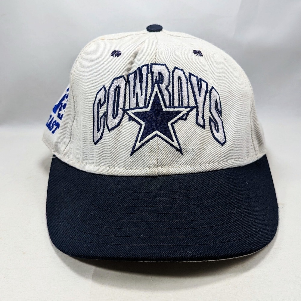 Vintage Dallas Cowboys 90s Annco Double Logo Annco Hat Fitted Cap Sz‎ 7 3/8
